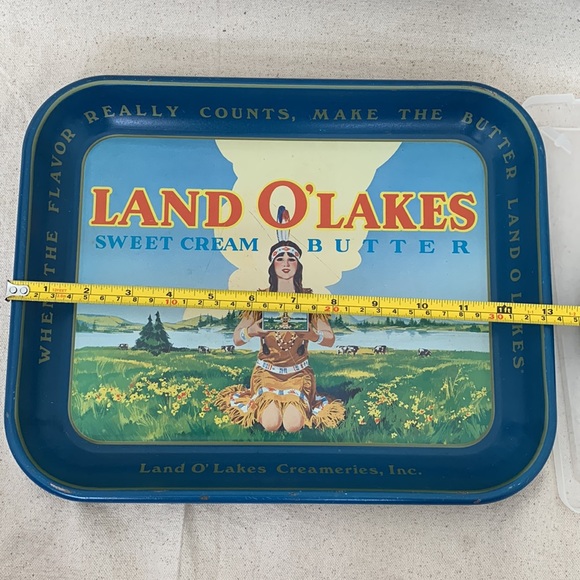 1950's Land O' Lakes Sweet Cream Butter Serving Tray ORIGINAL - Picture 7 of 16